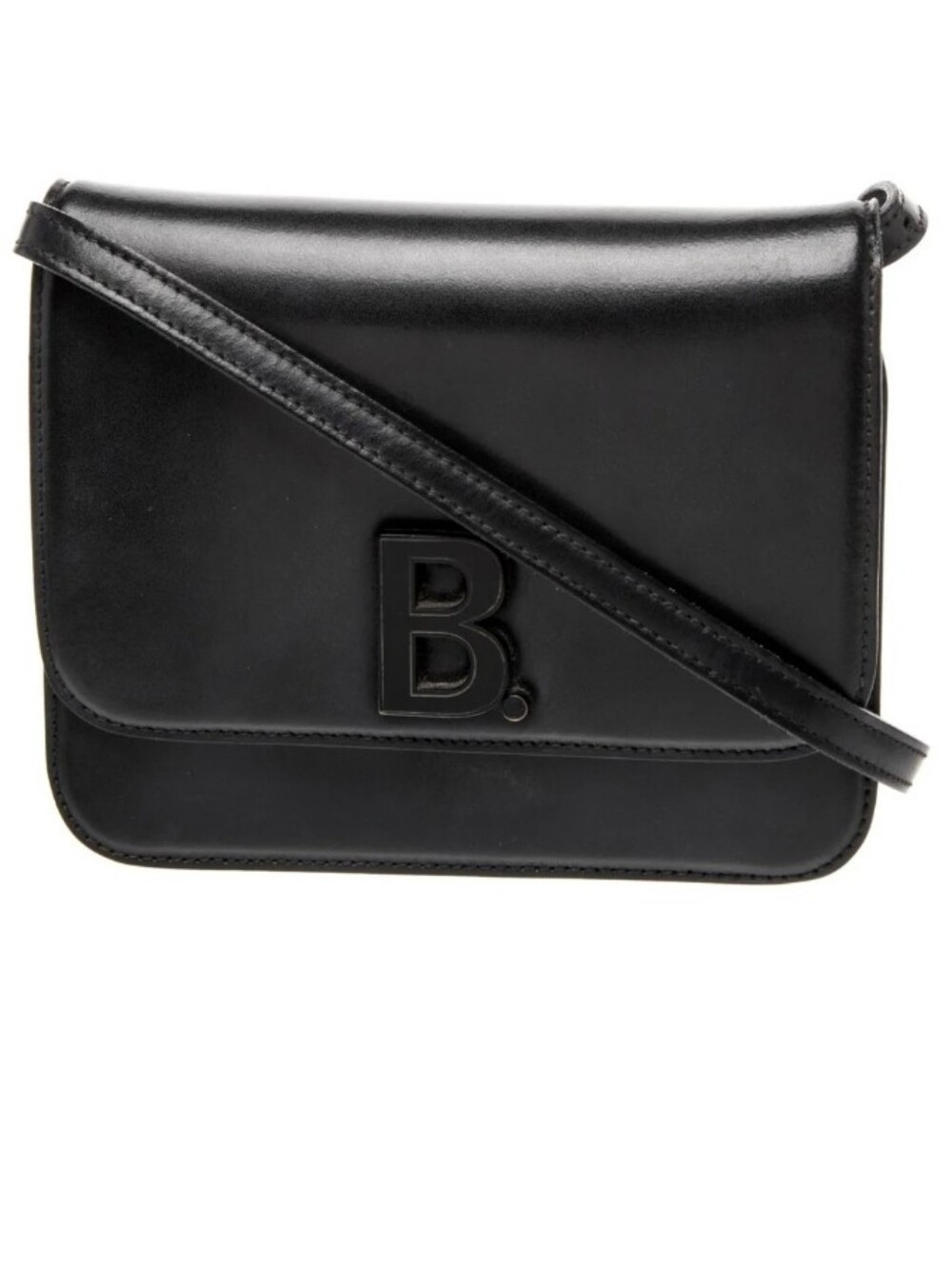 Balenciaga Leather B Logo B. Black Leather Crossbody Bag Or Clutch Read Info